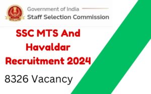 SSC MTS, Havaldar Recruitment